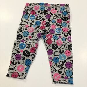 NWT emoji leggings Sz 0-3 months